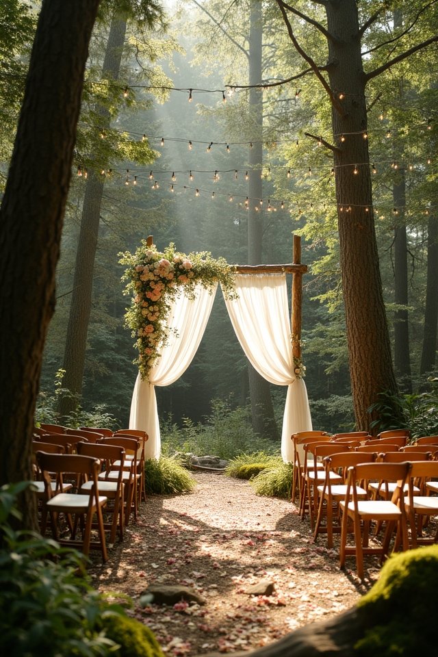 whimsical woodland wedding venue