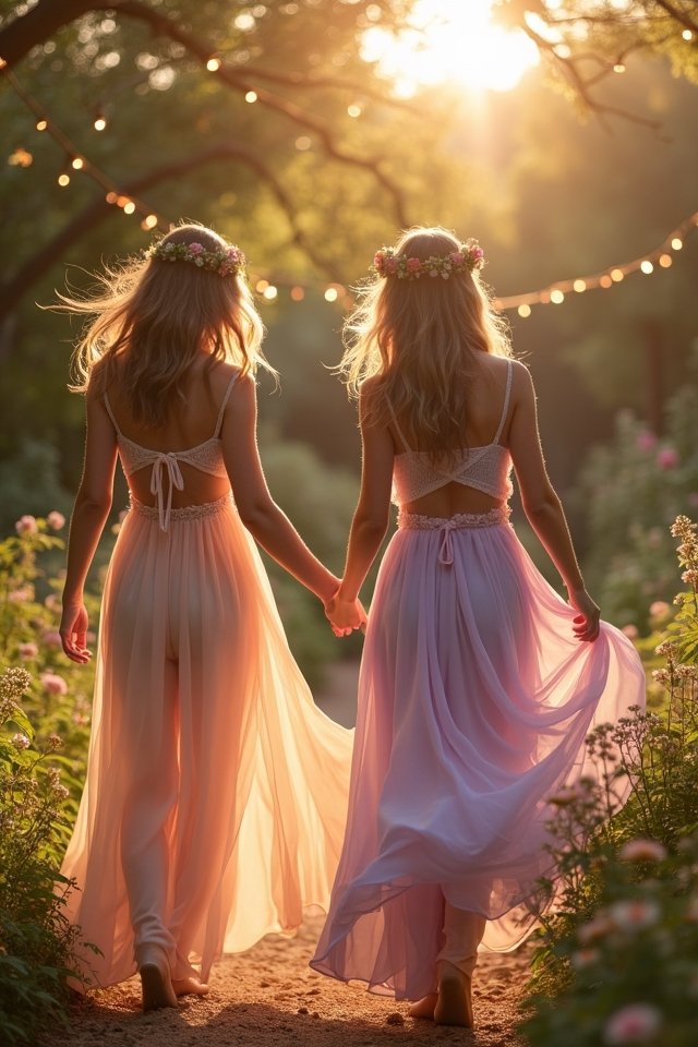 whimsical wrap dress elegance