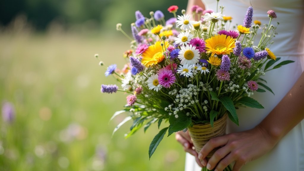 wildflower wedding bouquet ideas