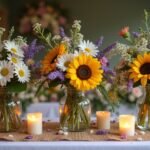 wildflower wedding centerpiece ideas