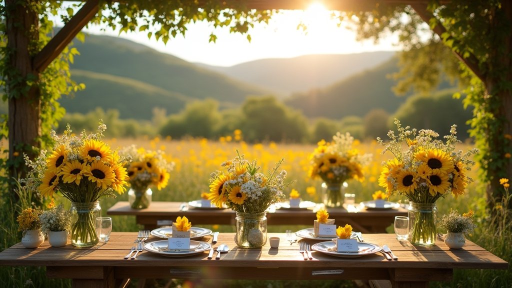 wildflower wedding theme inspiration