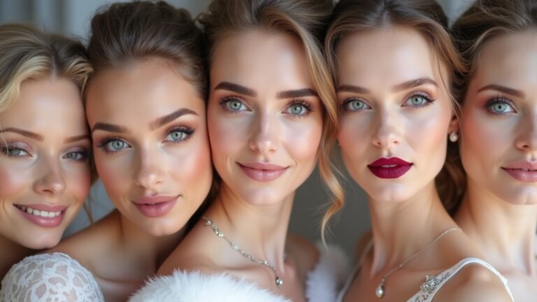 winter bride makeup inspiration
