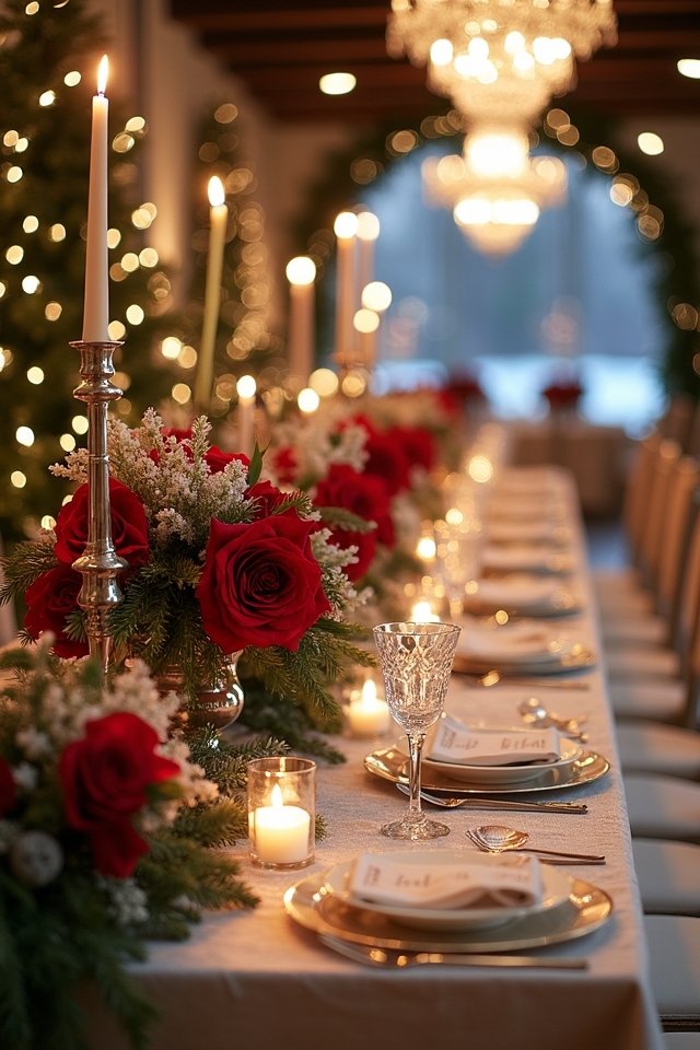 winter floral wedding magic