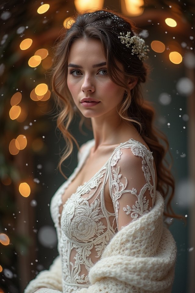 winter goddess lace elegance