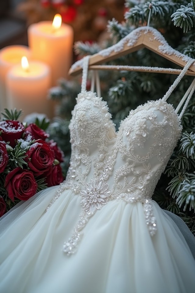 winter wedding bridal elegance