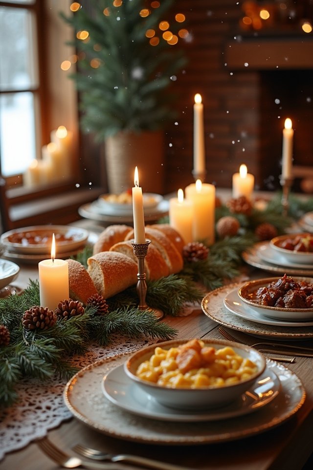 winter wedding comfort food
