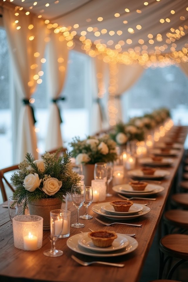 winter wedding culinary delights