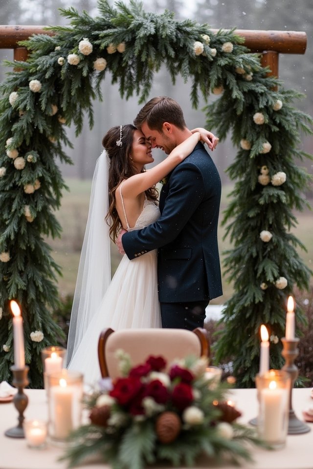 winter wedding floral inspiration