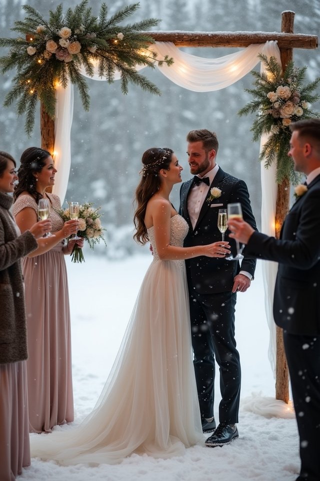 winter wedding photography magic