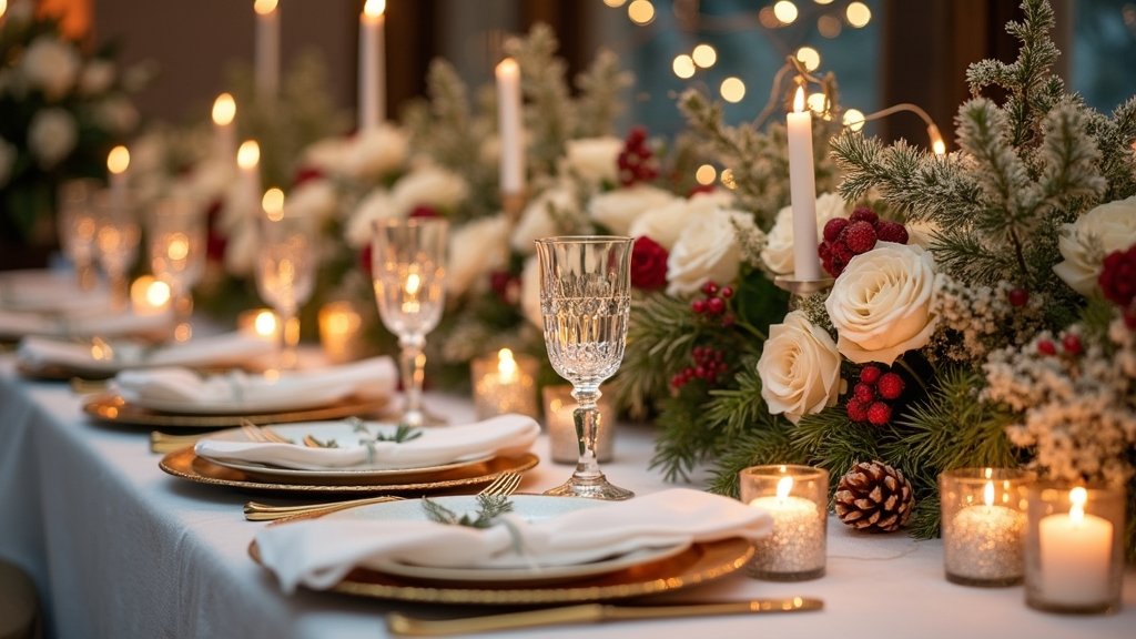 winter wedding table ideas