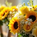 yellow bridal bouquet ideas
