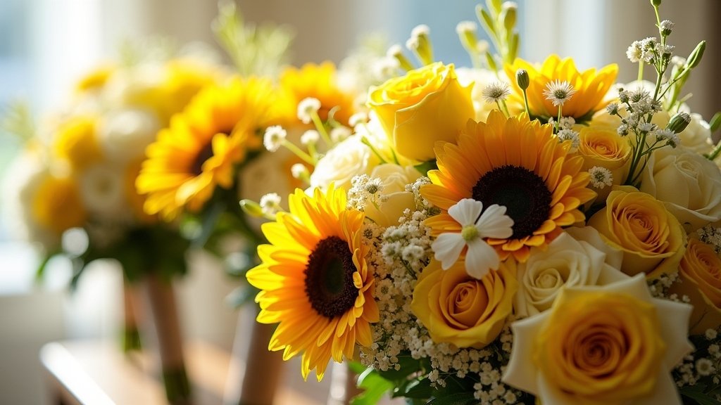yellow bridal bouquet ideas